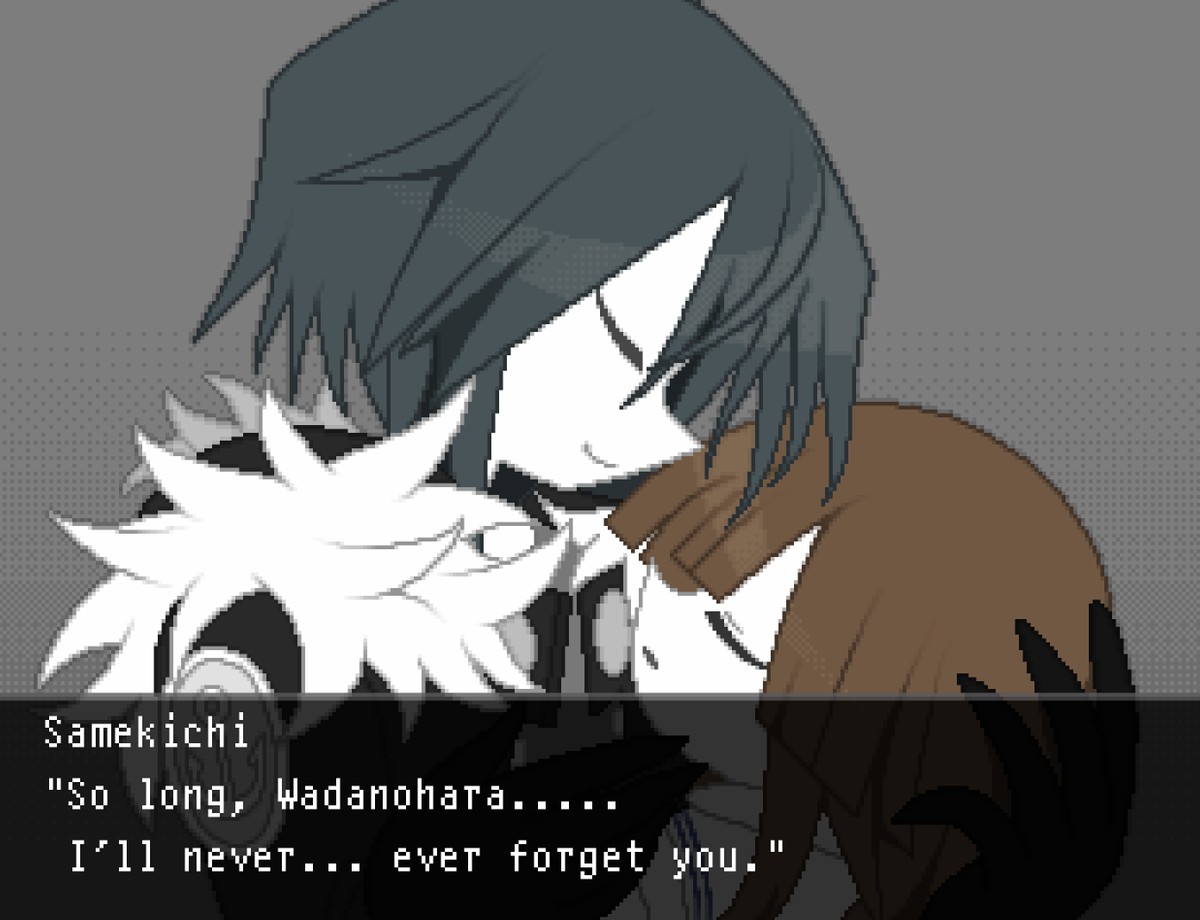 sadcaffeinator's tweet photo. dude im actually sobbing, like eyes burning crying this game HAS ME https://t.co/uOgHrmNRL6