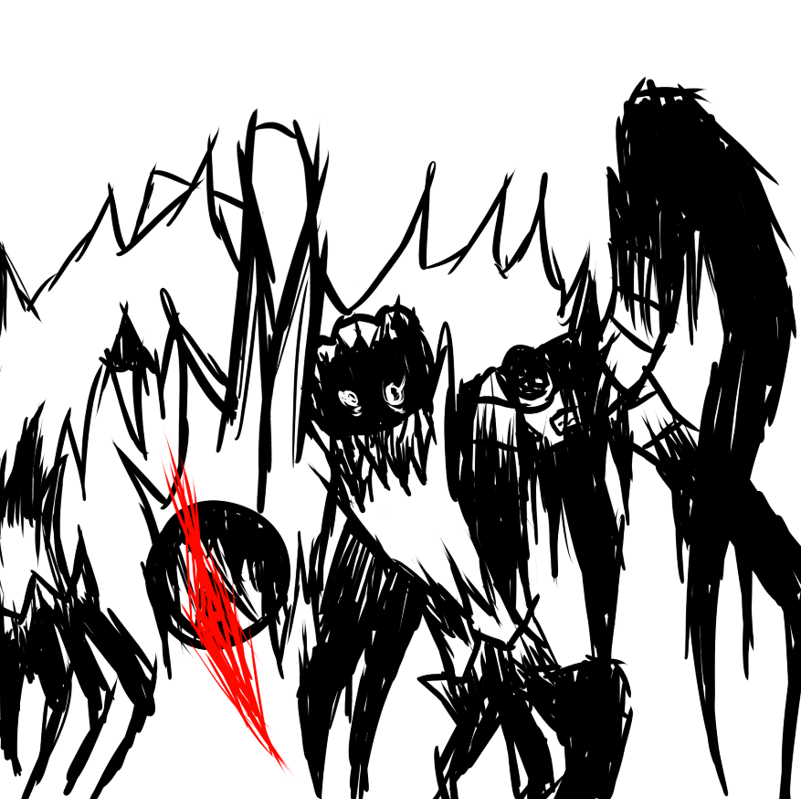 BananasShitArt's tweet photo. marasite doodle im not really proud of https://t.co/F4Qp39bX5Y