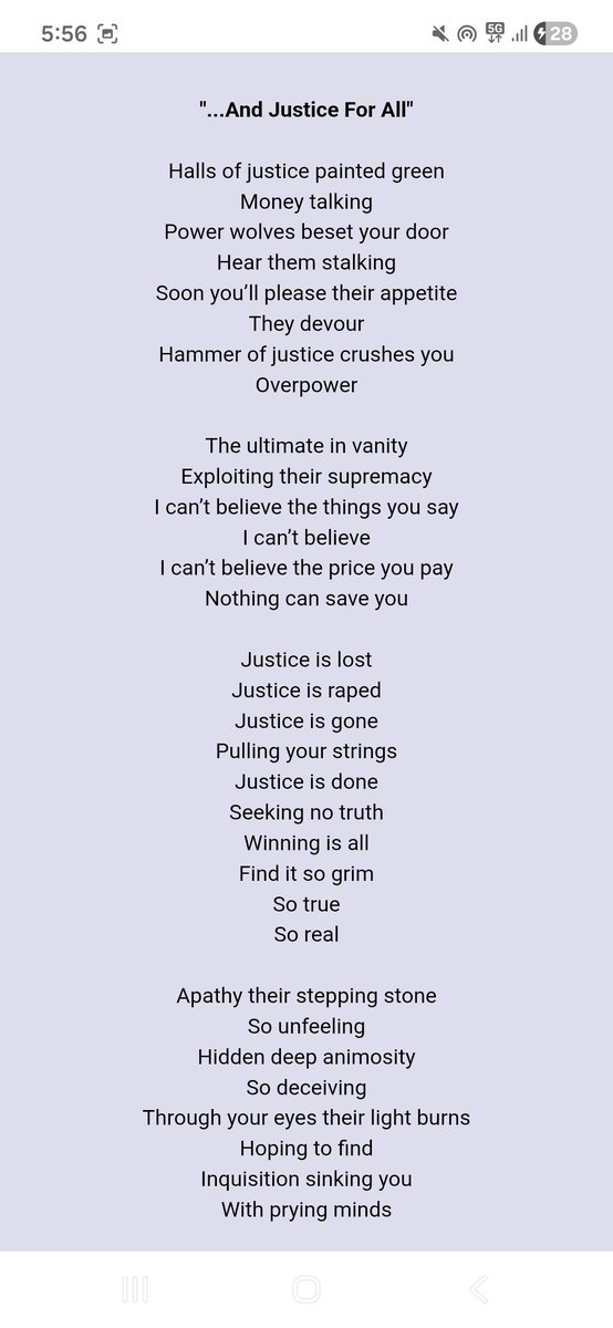 MonterrosoJavi's tweet photo. El rock y el metal son rebeldía, el thrash metal que fue creado por Metallica es el más político de los géneros del metal, Metallica tiene letras muy políticas como las que copio aqui, el problema es que James Hetfield ya tiene 60 años y se volvió multimillonario y conservador https://t.co/M622lyfKPG