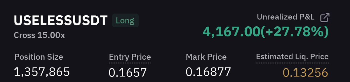 CryptoDegenPump's tweet photo. 🚀 #USELESS Pump result

✅ 2nd target achieved in just 16 min

💵 Huge quick profit 27.7812% 💪

💰 Join now in order to get your next profit 

☎️ Contact https://t.co/ftlGurJKBT for vip premium

📈The chart👇
https://t.co/fApVrTk6XW
Claim your exclusive $11,500 BingX bonus here 👇
🔗 https://t.co/iQnaJ9iFPF 
https://t.co/Zc9N040GOS