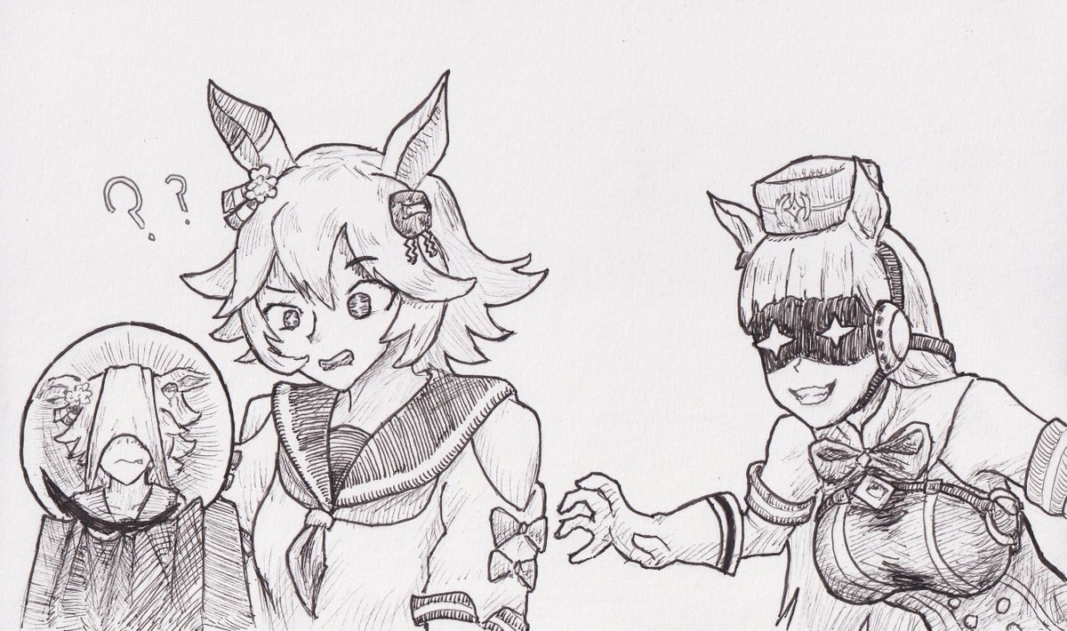AFunkyF's tweet photo. Inktober 12: Psychic https://t.co/e7p9JBpGPw