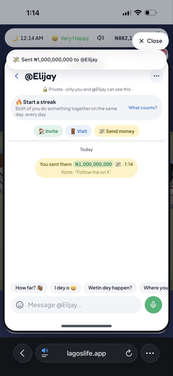 Wizddm's tweet photo. 1 billion giveaway, who's next....
drop your @ and follow #lagoslife https://t.co/Cc9aHVDsIv