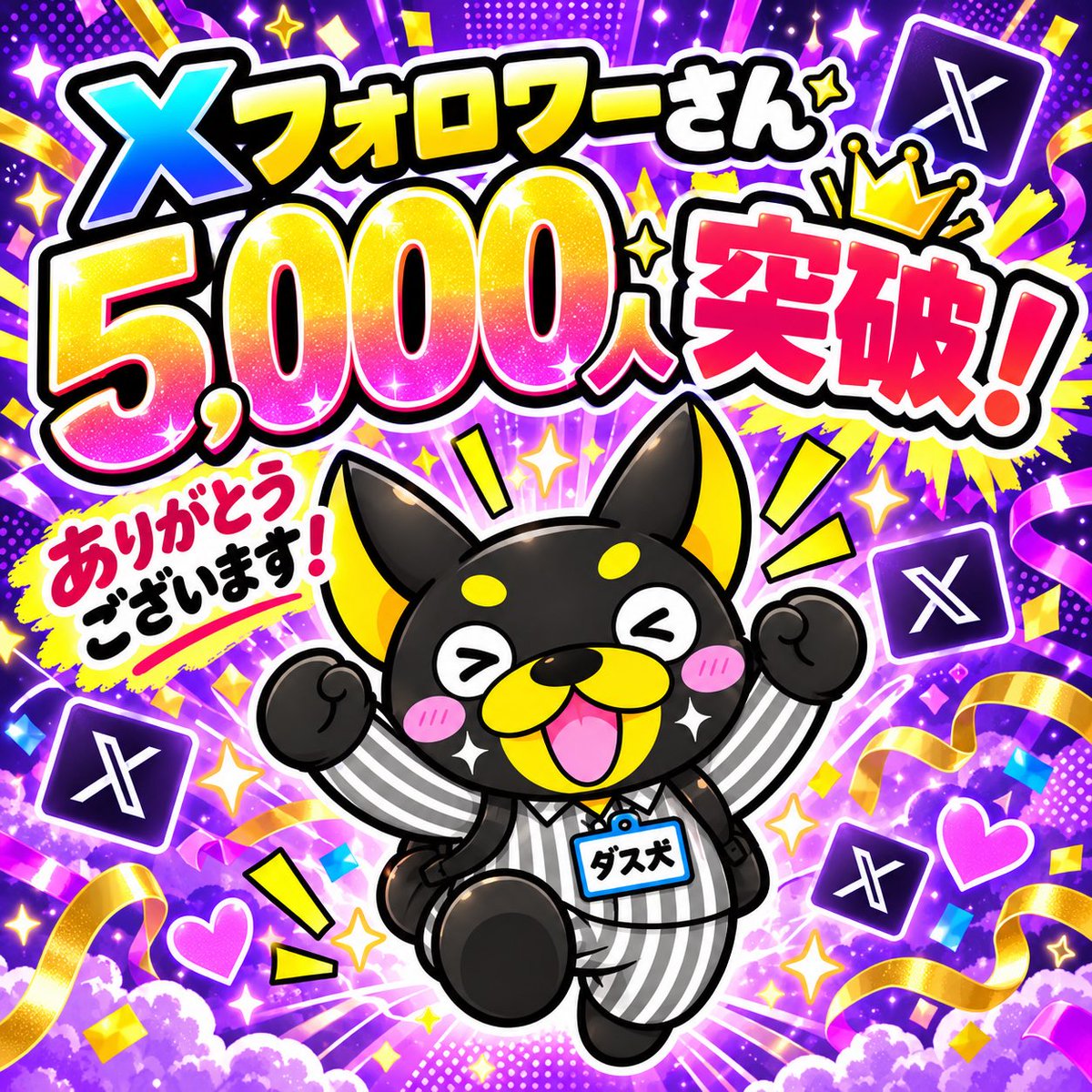 dusmel_clean's tweet photo. フォロワーさん　🎊5,000人突破🎊

まだまだ増やしたい⤴️

さて、今日もやるぞ😤 https://t.co/UUl1qHPy0f