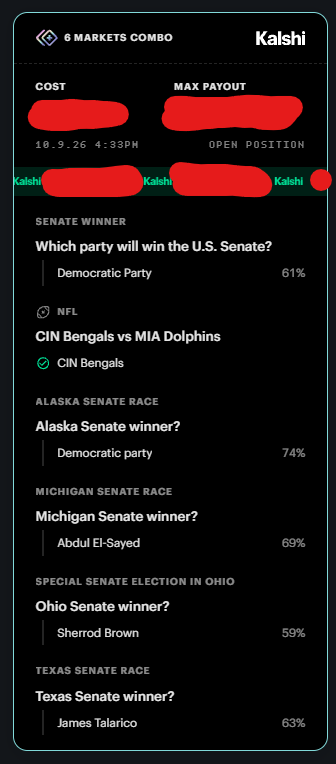 Foster's tweet photo. @GaetenD Imagine the market makers face when they finally realize how correlated Cincinnati's NFL record is with the ohio election 😂 https://t.co/rVvOW65Qbe