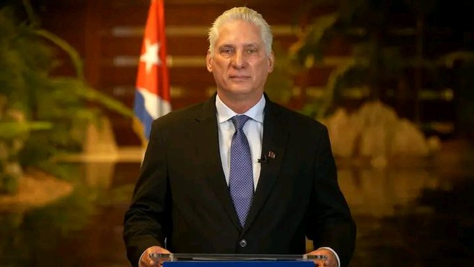 cubacooperaven's tweet photo. Nuestro Presidente @DiazCanelB denunció en el Foro Mundial de la Alimentación el criminal bloqueo que limita alimentos, combustible y tecnología a Cuba. Es el principal obstáculo al derecho a la alimentación de nuestro pueblo.

#CubaNoEsUnaAmenaza el bloqueo sí. 🇨🇺 https://t.co/rwwPnx9GbW