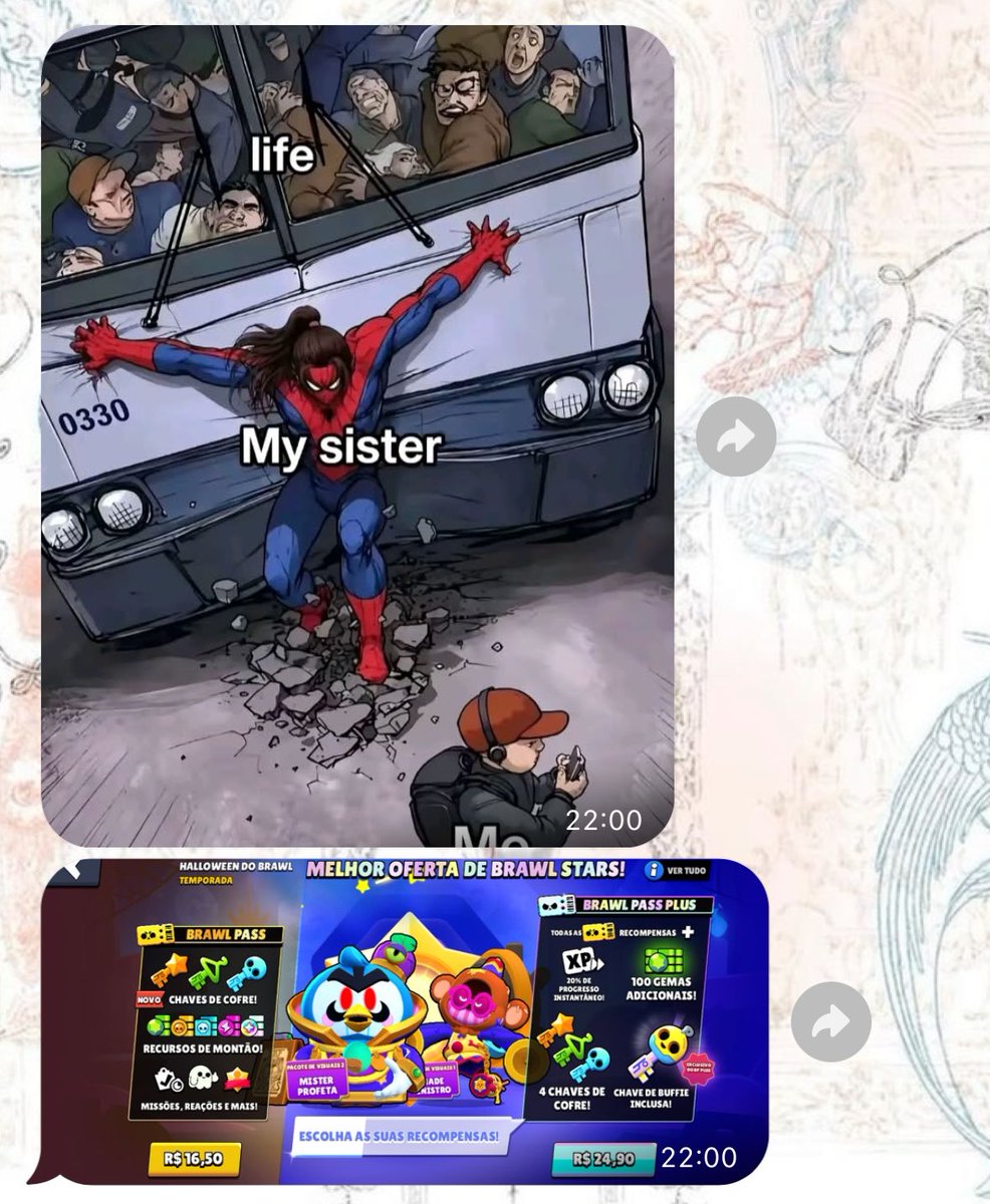 jukeths's tweet photo. @sttacevoll TOMA NO CU A MINHA IRMA FEZ A MESMA COISA PRA ME PEDIR BRAWL PASS https://t.co/AakmiDRAwD