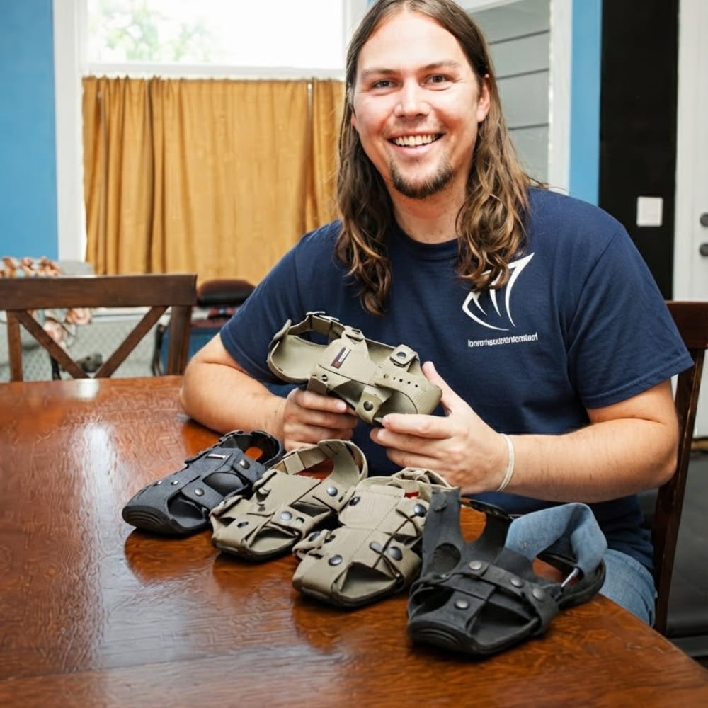 EnsedeCiencia's tweet photo. 👟🌍 CREÓ UN ZAPATO QUE CRECE HASTA CINCO TALLAS Y YA HA LLEGADO A MÁS DE 120 PAÍSES PARA AYUDAR A NIÑOS DE ESCASOS RECURSOS

Kenton Lee ideó este calzado ajustable tras ver a una niña en Kenia usando zapatos demasiado pequeños. Su proyecto, The Shoe That Grows, busca que más niños tengan calzado que se adapte al crecimiento de sus pies. La iniciativa ha distribuido más de 700 mil pares en más de 120 países.