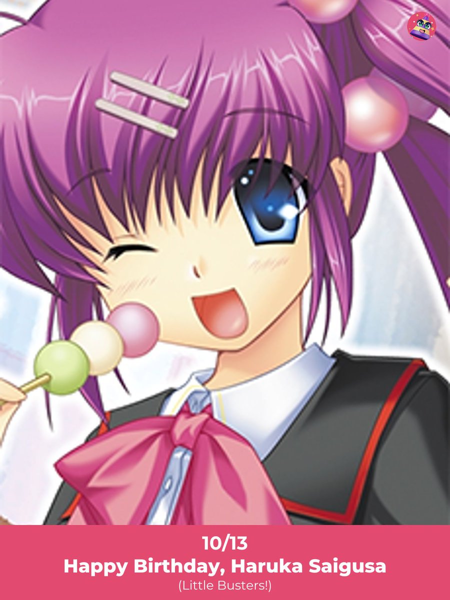 animersarios's tweet photo. Haruka Saigusa is celebrating anniversary today (10-13)!

#littlebusters #リトルバスターズ https://t.co/dYpmXalVoH