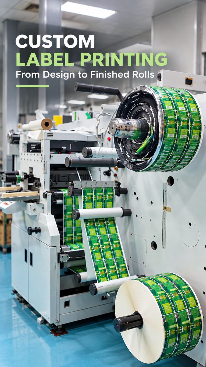patricia5zw0i7b's tweet photo. Custom Label Printing | From Design to Finished Rolls
#CustomLabelPrinting #LabelManufacturer #RollLabels #PrintingFactory #PackagingSolutions https://t.co/67rGIuqBkx