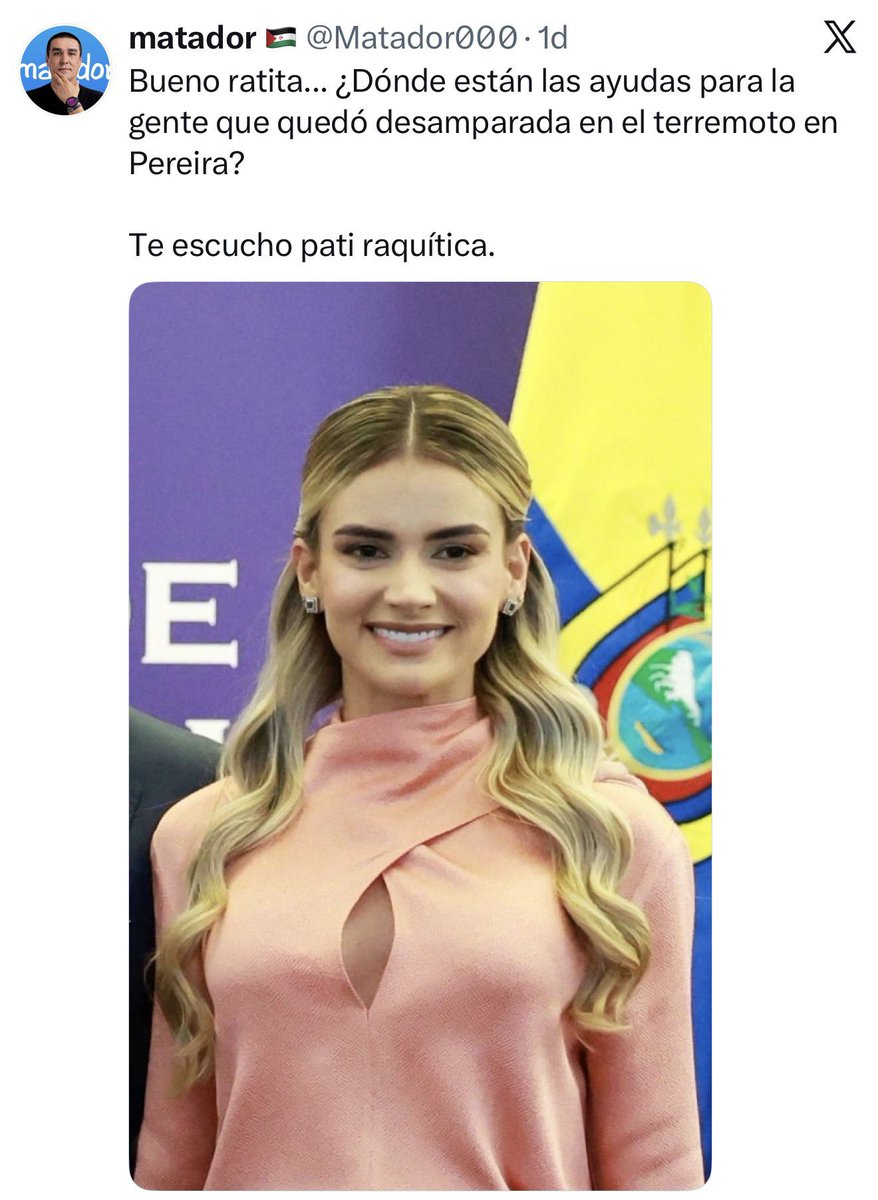 julya140912's tweet photo. Exigimos que la Justicia actúe con la misma contundencia.
Todo el peso de la Ley para ese desalmado que atacó e insulto a la Primera Dama de la Nación 👇 https://t.co/OQRnJ2rRwz