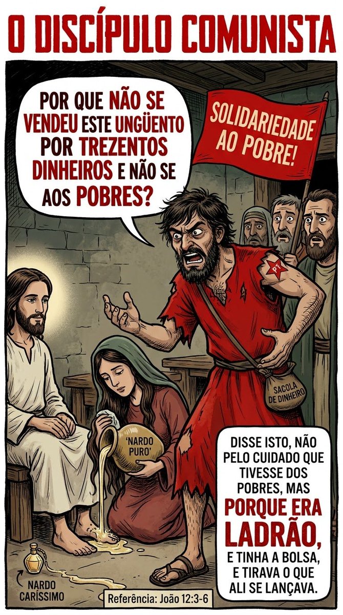 vidalaze's tweet photo. Comunista na Bíblia https://t.co/Sds6rfwsJr
