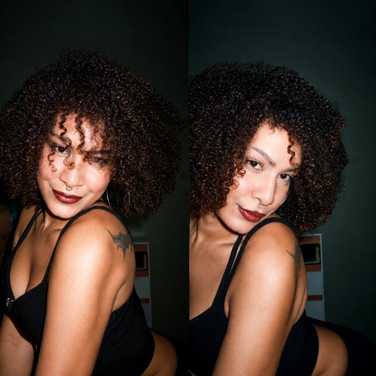 jadeprivatx's tweet photo. Cabelinho natural mores, aproveitando minha skin e relembrando quem sou ❤️💯
#trans #tgirl #transbrasil #tsgirls #sissy #travesti #naturalhair #crespas #cachos #afro https://t.co/HsLUV6mVMA