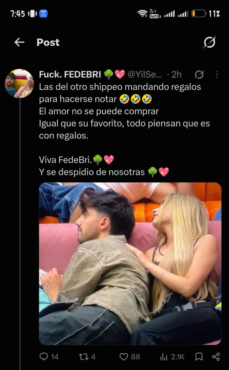 DanielRive47653's tweet photo. @DeyanaraBrianda Hay Bri, Eres la primera en provocar el hate a las demás comunidades. https://t.co/QZrK3bVdbi