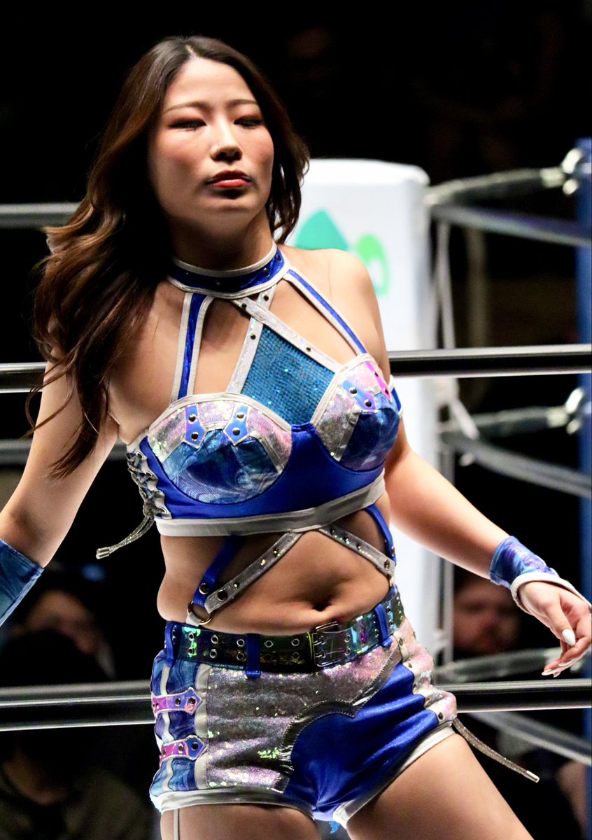 Nobutake33's tweet photo. 2026.10.11 後楽園ホール
妃南選手💙✨

#STARDOM 
#妃南 https://t.co/vsZczpO2GX