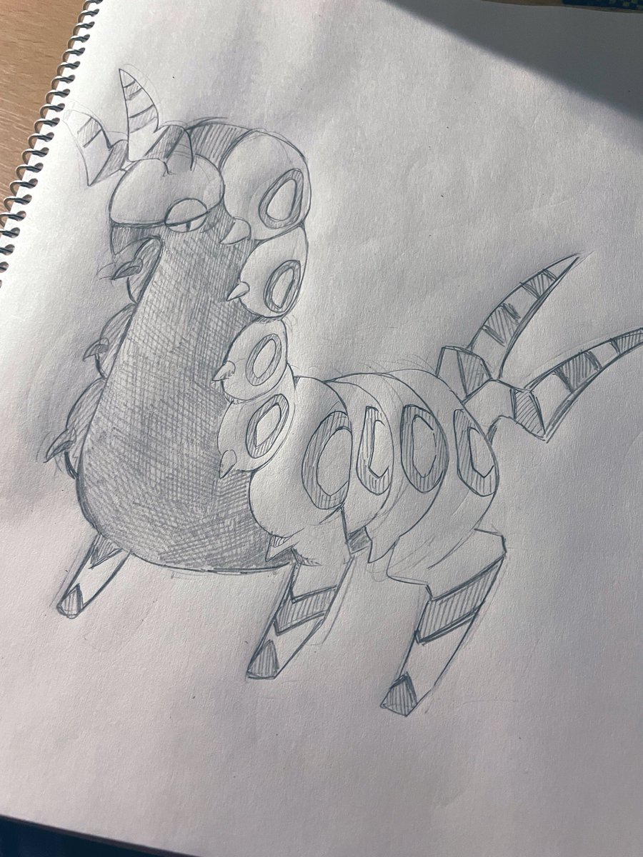 Sth_sy34's tweet photo. 見て描いたとはいえポケモン上手くない？！ https://t.co/FzMKv68yRL