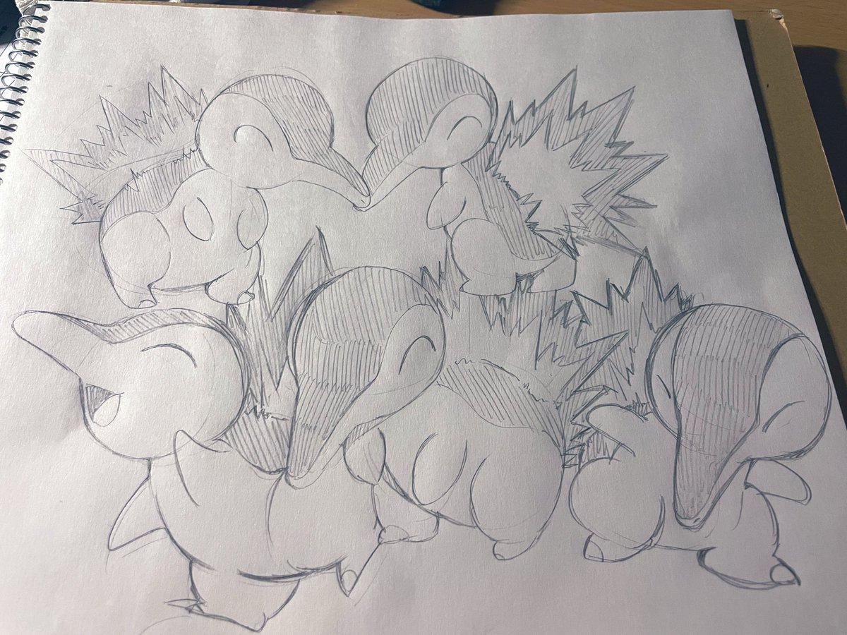 Sth_sy34's tweet photo. 見て描いたとはいえポケモン上手くない？！ https://t.co/FzMKv68yRL