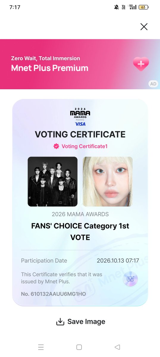 TaeTae1453482's tweet photo. I vote for BTS on #mama2026 https://t.co/3QE9mZHYqQ
