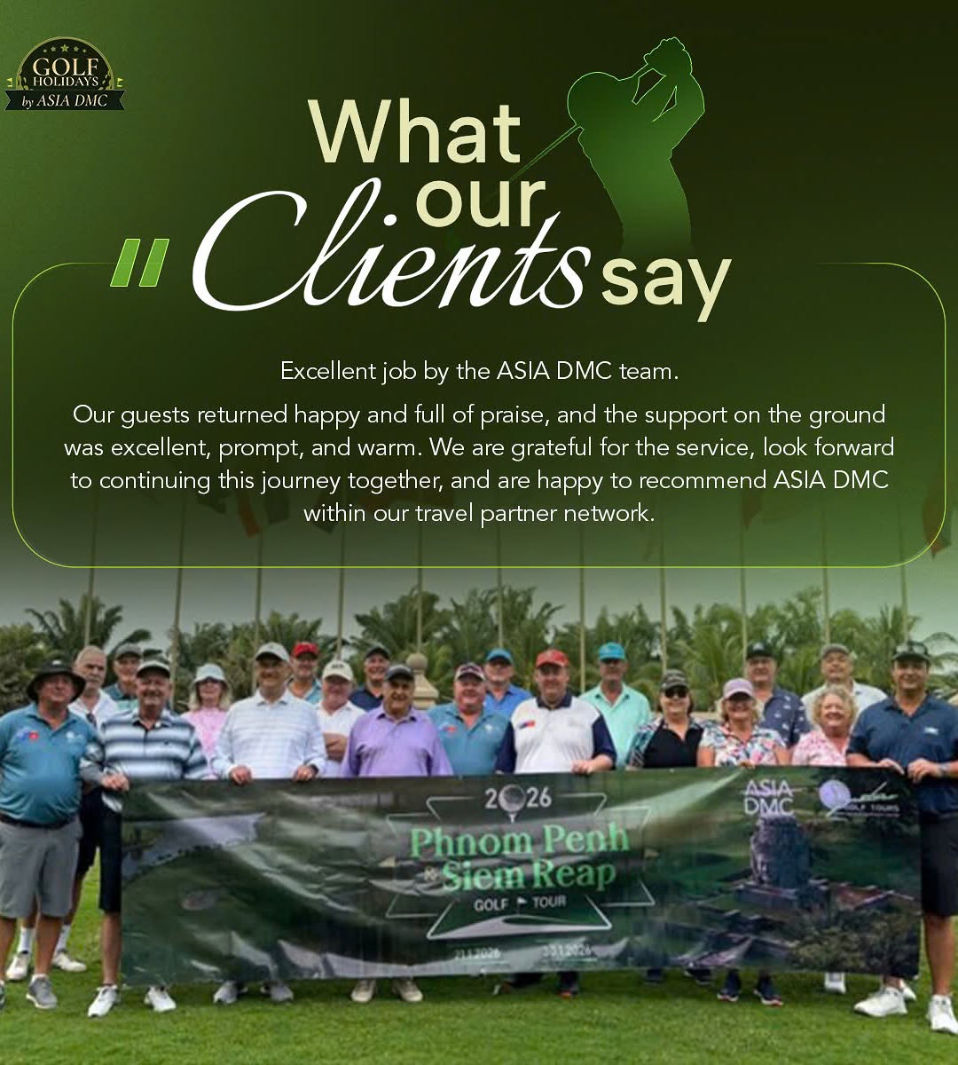 kkaa_hh's tweet photo. Successful golf events start with the right local partner. From Myanmar to Cambodia, ASIA DMC delivers seamless tournament logistics, VIP transfers, tailored itineraries, and trusted on-ground support across Southeast Asia. https://t.co/VRF25i17DA