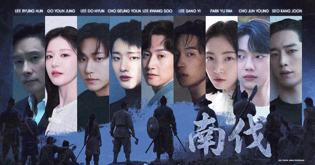 gyjpilipinas's tweet photo. #Nambeol #남벌
⚔️ The 9 Warriors 🔥 

Lee Byung Hun as Im Eok, the legendary swordsman entrusted to lead the rescue mission.

Go Youn Jung as Ae Ryeong, female warrior who jumps into battle after losing her family and to save her sibling.

Lee Do Hyun as Bo Kyung, tough warrior at the forefront who is the left hand man of Im Eok. 

Cho Seung Youn as Cheot Nom, a sharpshooter archer who joins the expedition. 

Lee Kwang Soo as Hwa Bong, an explosives expert who specialises in handling gunpowder-based weapons.

Lee Sang Yi as Seung Sam, assault commander of the punitive expedition who breaks through the front lines wielding a sword and a spear.

Park Yu Rim as Sohwa, the sole female warrior in a nameless group of pirate hunters who risk their lives to fight Japanese incursions, battling directly on the front lines.

Jo Jun Young as Chang Rak, the youngest member who wields a pyeongon spear and iron mace with immense power to break through enemy lines.

Seo Kang Joon as Yoon Gwan, a skilled dual-sword warrior and the trusted right-hand man of Im Eok.