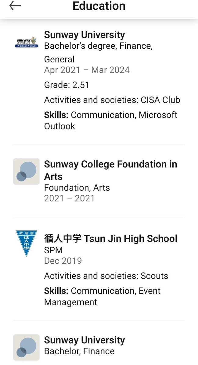 BendiTheBagak's tweet photo. Did some diggings. Chigga got 2.51 in CGPA and somehow managed to get a position at @CIMBMalaysia

Also I thought SJKC education is supposed to be better than the normal SK schools? As always said by the bak kut teh eater population? https://t.co/81wm7Frrru