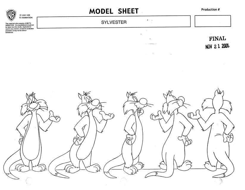djsquigglepants's tweet photo. sylvester model sheet + turnaround ⋆｡°✩ https://t.co/MQZ6HQdZCl