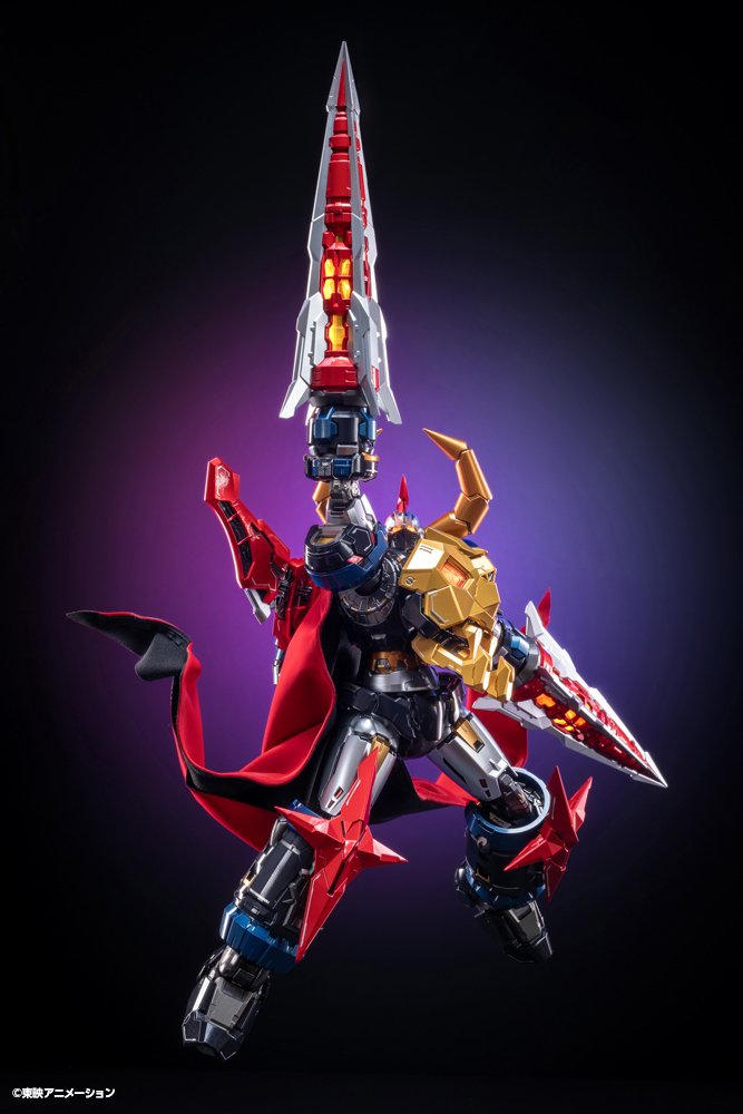 kotobukiyas's tweet photo. 【予約開始】
『ガイキング LEGEND OF DAIKU-MARYU』より、MOSHOWTOYS 匠心級・大空魔竜ガイキングが登場！
原設定に忠実な各種装備・ギミックを可能な限り再現するとともに、独自のアレンジを加えることで、
ディスプレイとギミックの両方を楽しめる仕様を実現しております。
https://t.co/1JBDaCTBqR https://t.co/Jd6jTDd5Ry