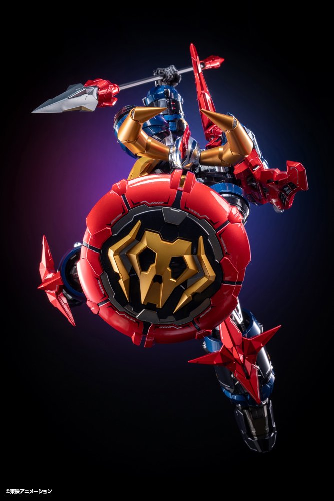 kotobukiyas's tweet photo. 【予約開始】
『ガイキング LEGEND OF DAIKU-MARYU』より、MOSHOWTOYS 匠心級・大空魔竜ガイキングが登場！
原設定に忠実な各種装備・ギミックを可能な限り再現するとともに、独自のアレンジを加えることで、
ディスプレイとギミックの両方を楽しめる仕様を実現しております。
https://t.co/1JBDaCTBqR https://t.co/Jd6jTDd5Ry