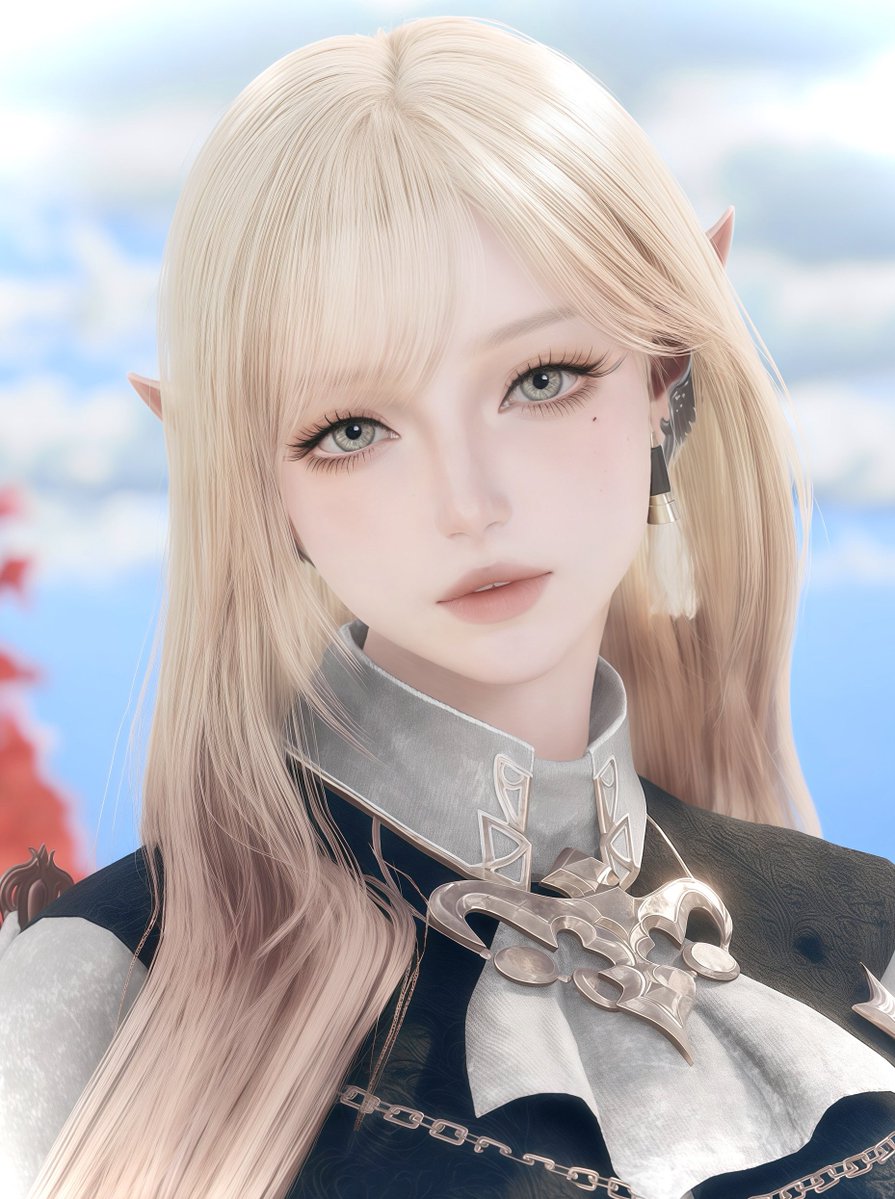 Lem_AION2's tweet photo. いつの間にかクローゼットに入っていた胴装備、デフォルトは微妙な色合いだったけど染色してみたらフリルタイやベルトが中世感ある制服みたいで可愛い✨
破滅の捕食者っていう名前の衣装みたい…どこでɢᴇᴛしてたのかな？
スカートは銀の雫の妖精の衣装の脚装備です
 #AION2 https://t.co/g5zgCsOpeA