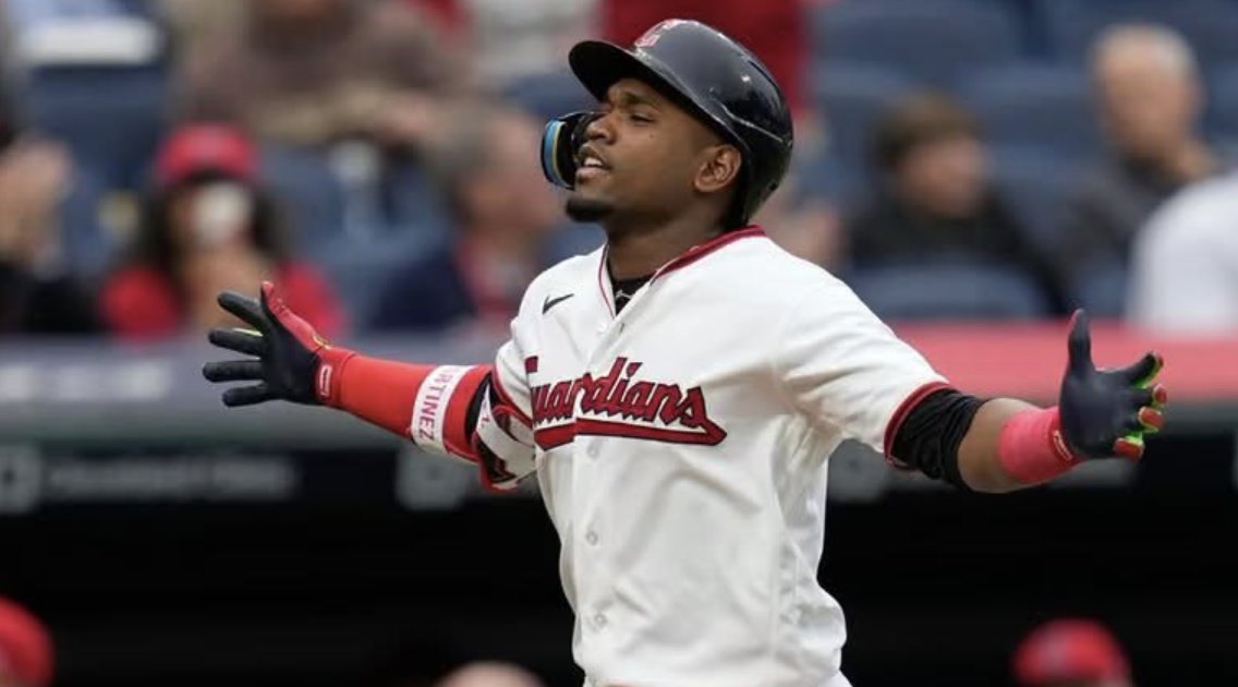CLEsportsTalk's tweet photo. WHY WOULD YOU EVER PUT ANGEL MARTINEZ IN THE GAME??????????????????????????? #GUARDIANS https://t.co/O5Heflm9De