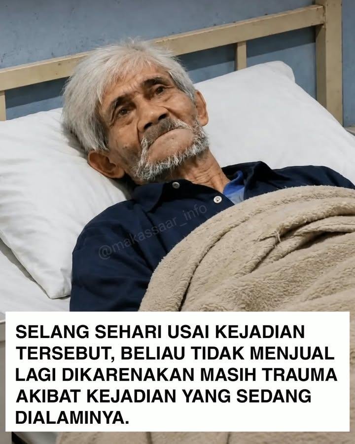 mizyasal's tweet photo. Kalo ada orangtua/lansia di usia segitu yang harusnya istirahat tapi milih untuk kerja berjualan percayalah mereka ga nyari kaya tapi untuk bertahan hidup, kalian jadi orang jangan jahat jahat dong, kalo pun mereka ngelanggar bicarakan baik baik  😢 https://t.co/9DHTiA2G7v