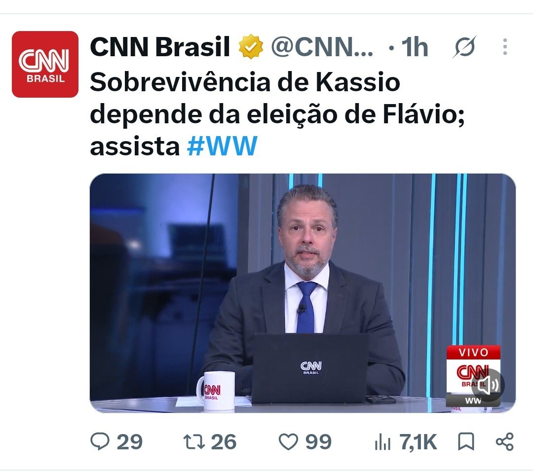 zappaannaz's tweet photo. Opa, opa
Perai
A CNN está dizendo que o PRESIDENTE do TSE aposta na vitória do Flávio pra sobreviver?
Isso é muito grave minha gente https://t.co/Q1XZsGnCh7