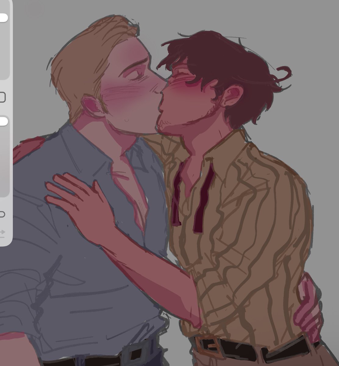 gay3uropeans's tweet photo. Practicing drawing kissing ft. #gerita goons #itager https://t.co/43Spz9Ht25
