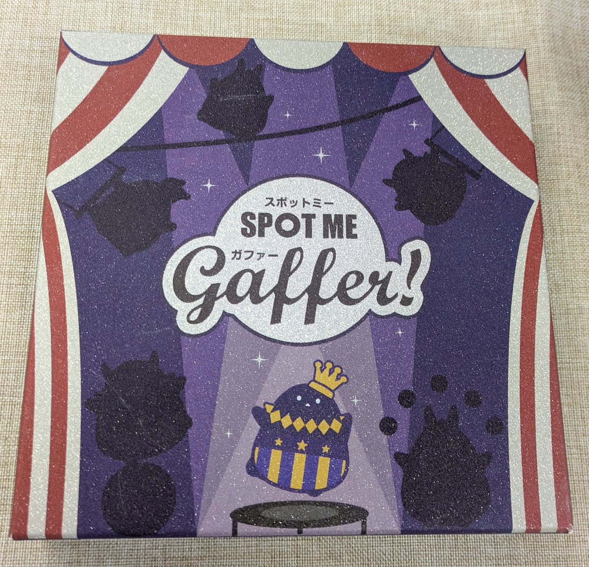 malts_y's tweet photo. スポットミーガファー 4人@安城
　パズル。gafferは照明係。私にスポットを当てて。穴あきシートを重ねてお題どおりのサーカス団にスポットを当てる。 https://t.co/t4HN46t7bR