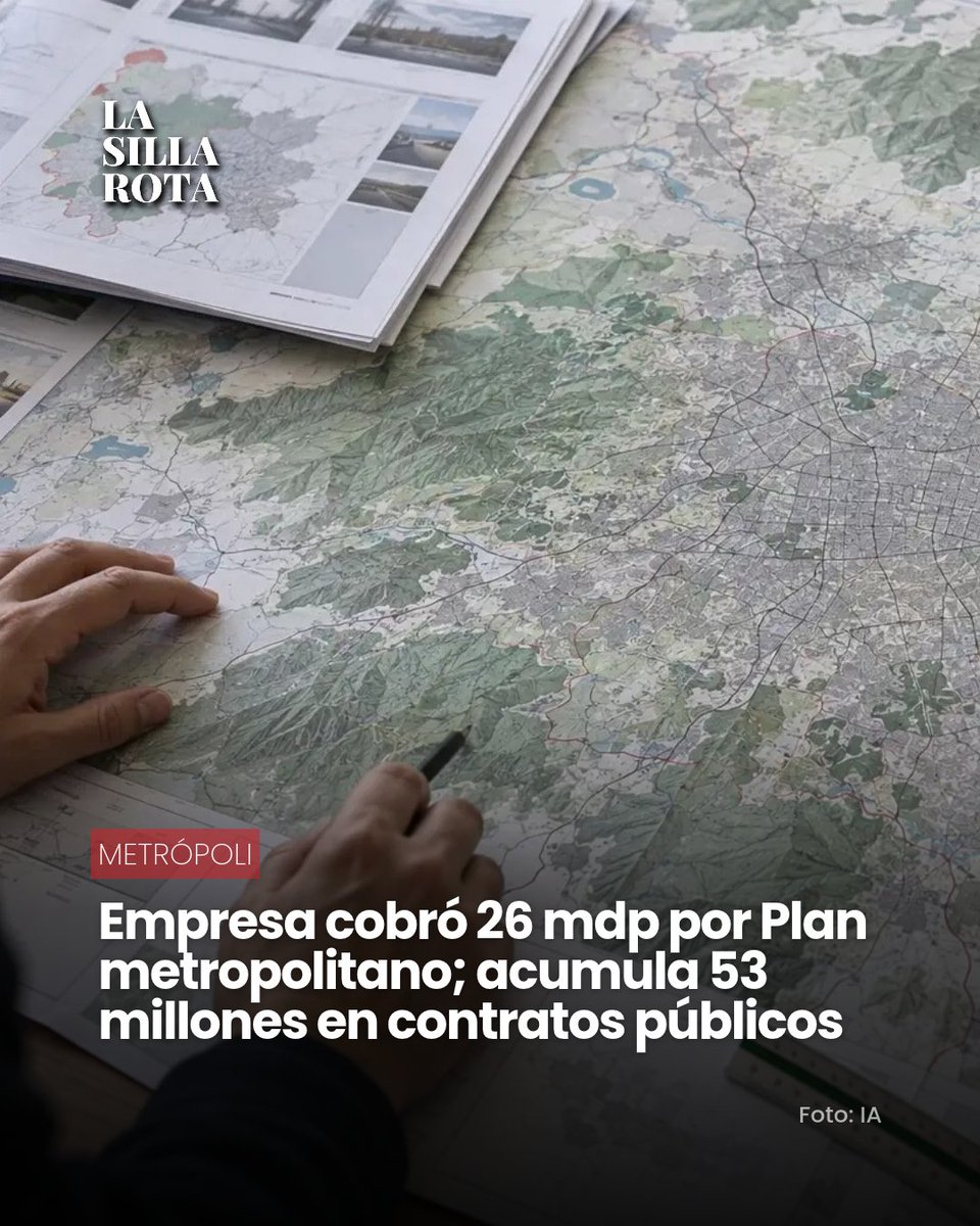 lasillarota's tweet photo. #Metrópoli | La Consultoría en Planeación, Desarrollo y Territorio recibió un contrato por 26 millones 854 mil pesos de la Secretaría de Desarrollo Agrario, Territorial y Urbano para la elaboración y actualización del Programa de Ordenación de la Zona Metropolitana del Valle de #México, documento que actualmente se encuentra en consulta pública y ha sido cuestionado por vecinos y activistas.

🔗https://t.co/m5t91NS9EK

AC.