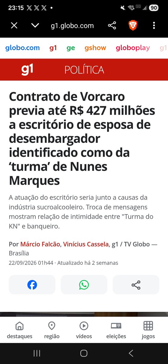DDMered's tweet photo. Nunes Marques

-recebeu 427 milhões de Vorcaro

-deu calote de 10mil na prostituta, vorcaro pagou

-filho dele recebia 500mil/mês do Vocaro

-tem, comprovadamente, favorecido Flávio Bolsonaro

Está na hora do ÓDIO

O QUE FALTA PRA GENTE SE REVOLTAR?

O GOLPE TA ACONTECENDO!!!!!
#BOLSONAROSNUNCAMAIS
#LULAPRESIDENTE13 
#SOMOS4MILHOESDESOLDADOSDOLULA