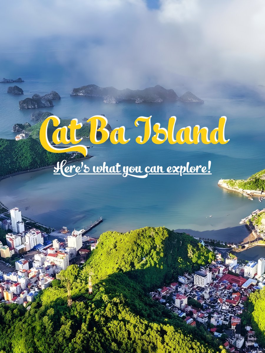Santiago501's tweet photo. Cat Ba update: What’s open right now? Explore Lan Ha Bay, Cat Co, Sun and Tung Thu beaches, Cat Ba National Park, and Trung Trang Cave. Currently closed: Cannon Fort and Hospital Cave. Save this for your Cat Ba trip. https://t.co/lInb1Uhq0I