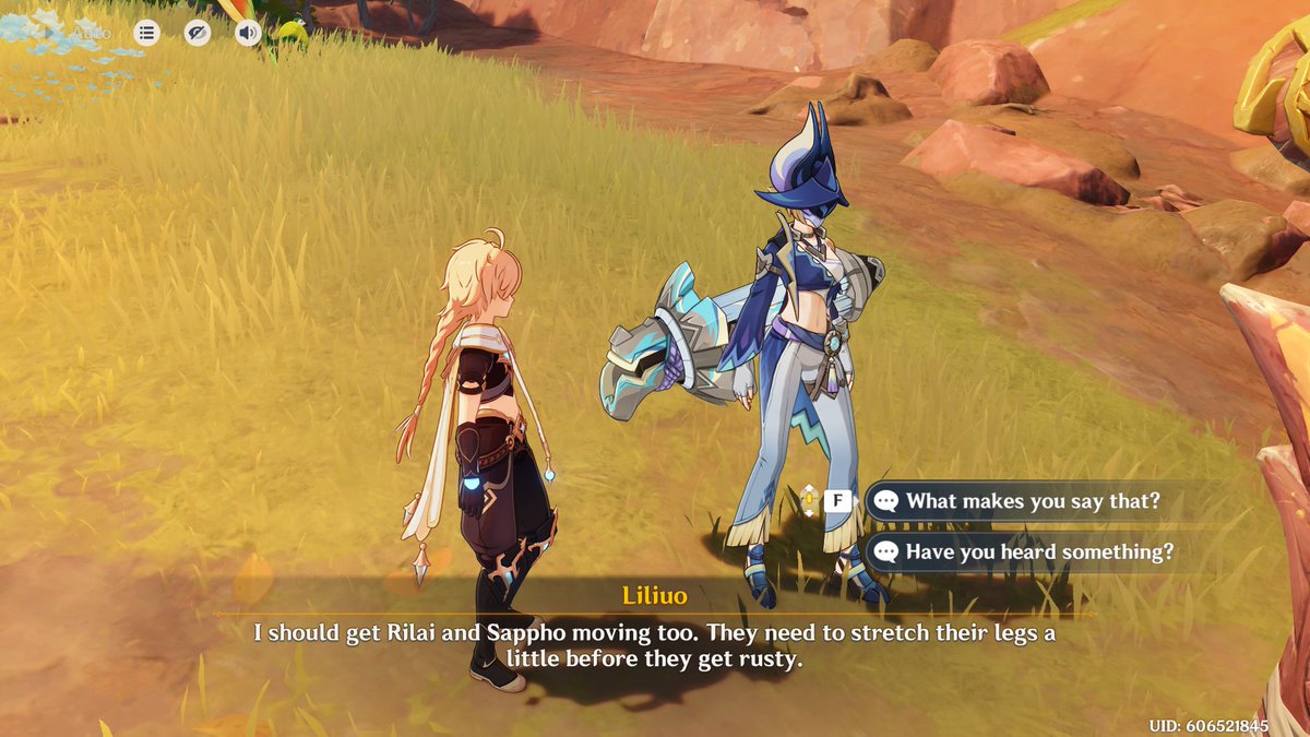 MurderofBirds_'s tweet photo. So, remember how Natlan's war triggered widespread battles that resulted in the deaths of many NPCs that were permanently removed from the game? Yeah, Hoyoverse is now foreshadowing that same situation, but for EVERY nation in Teyvat!

PLS TALK TO YOUR NPCS WHILE YOU STILL CAN! https://t.co/I3w80OTlI8