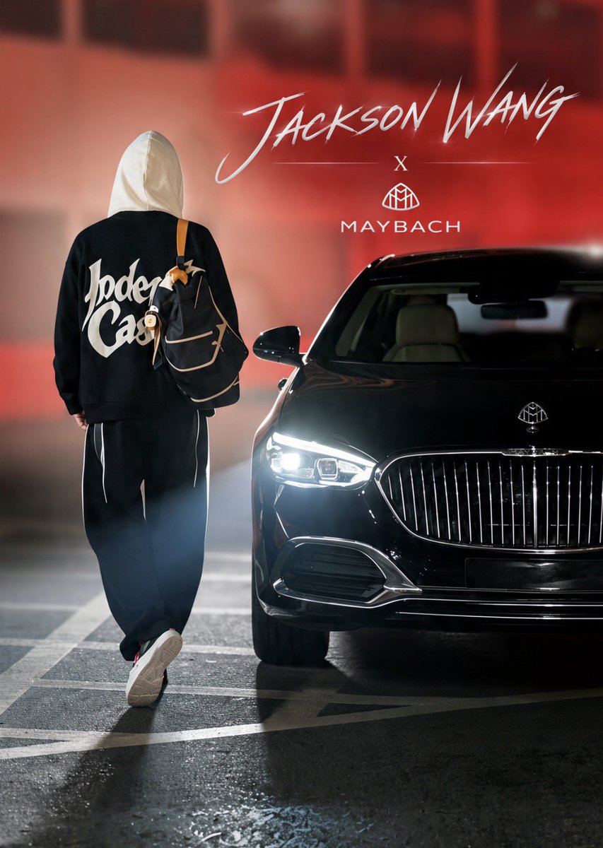 jswjacky852's tweet photo. Always shining and breaking boundaries! 

Congratulations on becoming the Global Brand Ambassador. ⭐️✨

We are so proud to walk this new path with you! 🖤🏎️

#JacksonWangxMaybach #JacksonWang https://t.co/d0aIu0psD2