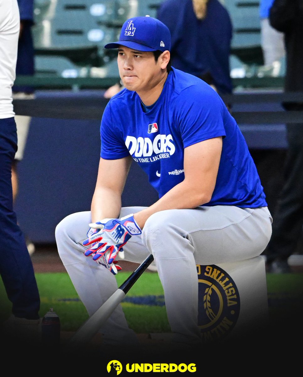 UnderdogMLB's tweet photo. Rosenthal: Dodgers will discuss benching Shohei Ohtani in Game 3 of NLCS.

Josue De Paula would be top candidate to take his spot in lineup. https://t.co/JBcTUvzsDe
