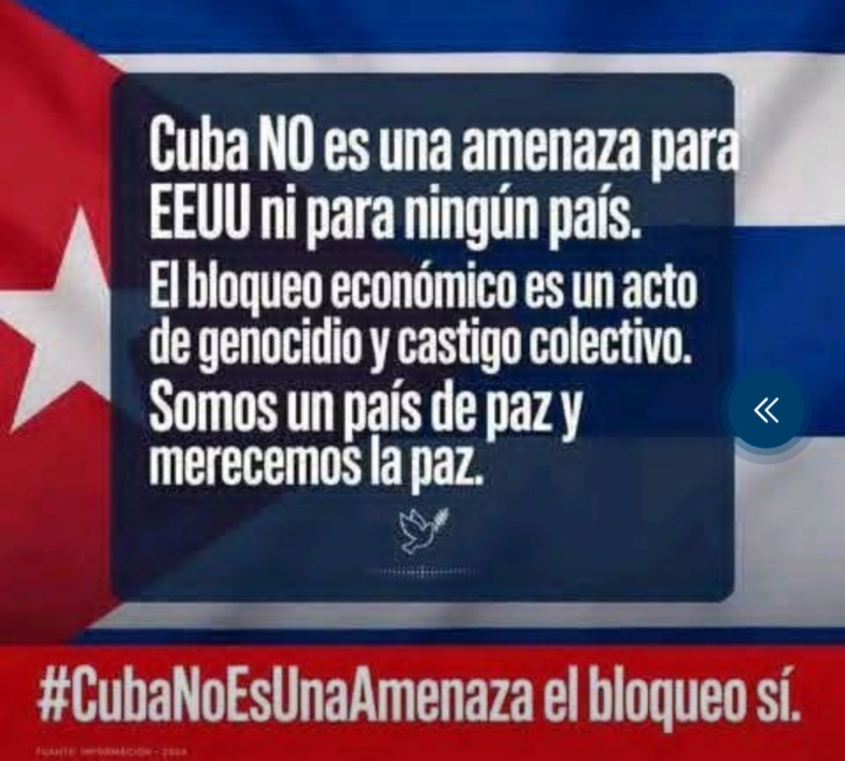 GonzalezAn34828's tweet photo. ¡Cuba no amenaza: Cuba cura, enseña y abraza! ❤️🇨🇺 https://t.co/vmRIVhn40d