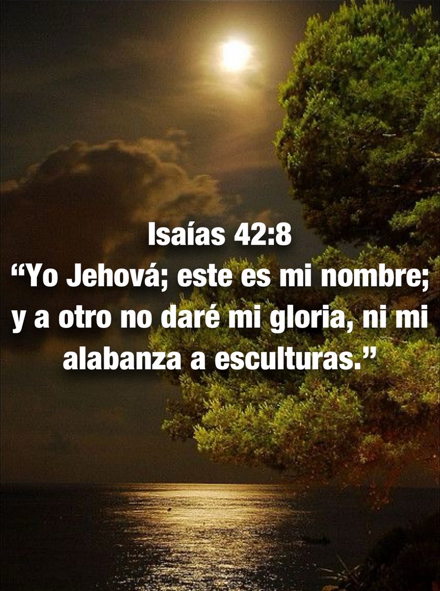 Carmenlop20's tweet photo. Levítico 26:1
“No haréis para vosotros ídolos, ni escultura, ni os levantaréis estatua, ni pondréis en vuestra tierra piedra pintada para inclinaros a ella; porque yo soy Jehová vuestro Dios.” https://t.co/l1nE400w36