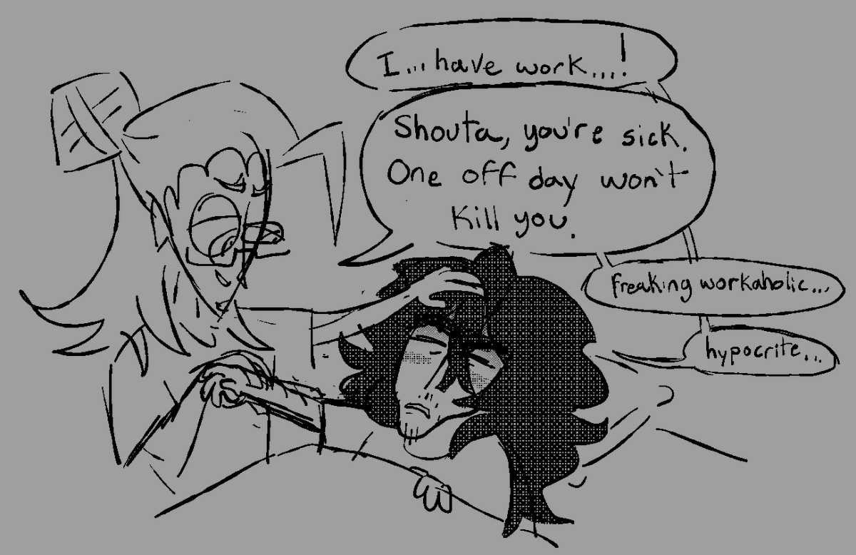 inzerogravityy's tweet photo. been feeling sicky today so i drew aizawa sicky too because i imagine he still insists on working and thats just like me for real https://t.co/5lwbeHA6Dq