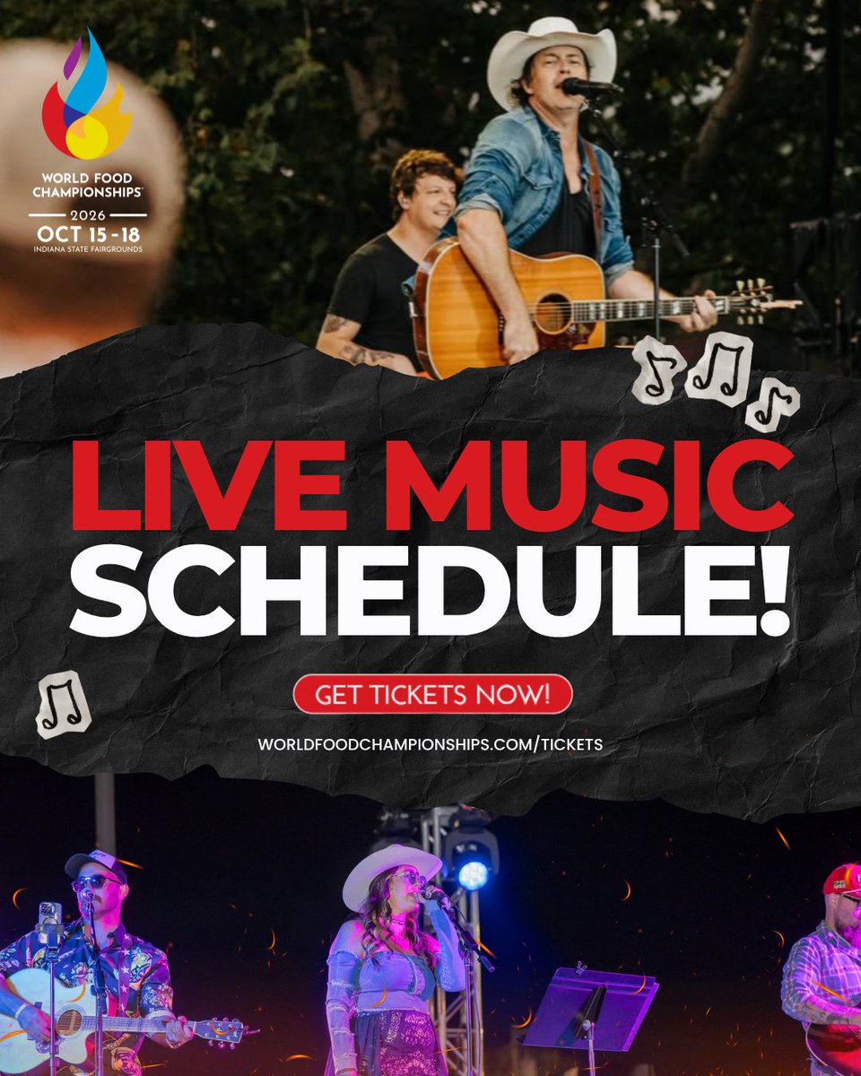 WorldFoodChamp's tweet photo. YOU CAN’T HEAR THIS KIND OF ENERGY THROUGH A SCREEN 🔥

You’re not just coming to Indy’s Biggest Food Festival for what’s on your plate. You’re coming for the music, energy, people and moments you can only experience when you’re here. Get tix at https://t.co/gewR63a8QO https://t.co/9xEvCO60dq