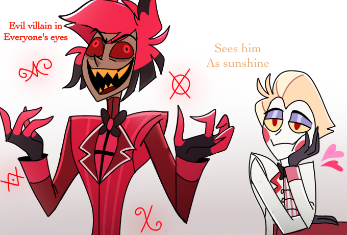 Yulin1tjqp's tweet photo. I HAD TO DO IT 🤭✨

#Radioapple #HazbinHotel #HazbinHotelFanArt #HazbinHotelAlastor #HazbinHotelLucifer https://t.co/tQCtNiYXWu