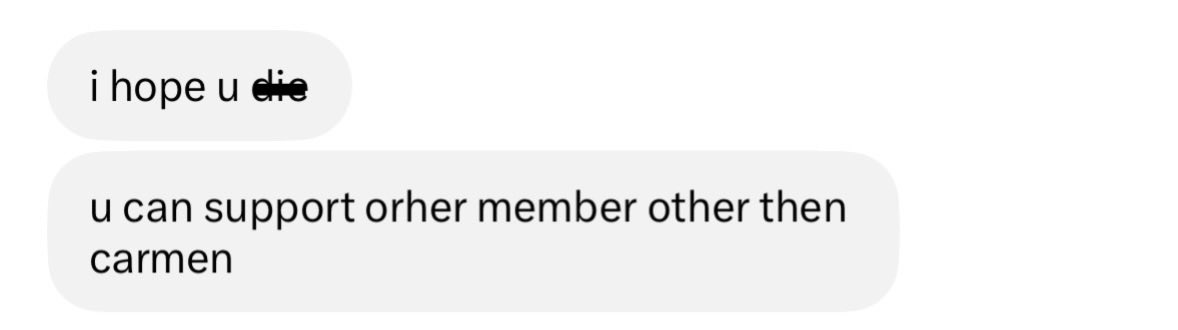 deranaderu's tweet photo. I don’t really want to talk about this, but I’ve seen people asking why I need to take a break. For quite some time, I’ve been receiving threats and insults. I’ve kept everything to myself for months, but I want to share just a small portion of the messages I’ve received. https://t.co/0x9pT5QvZs