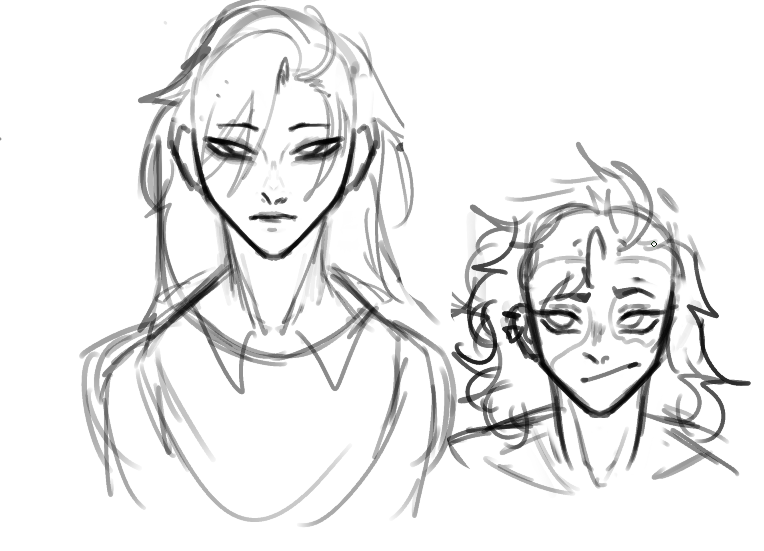 Fluffmationgrr's tweet photo. being a while i drew my ocs, hayami and alisa, im crying why hayami is trying to mog her #sketch #OC #WLW https://t.co/6Z3f3QETDm