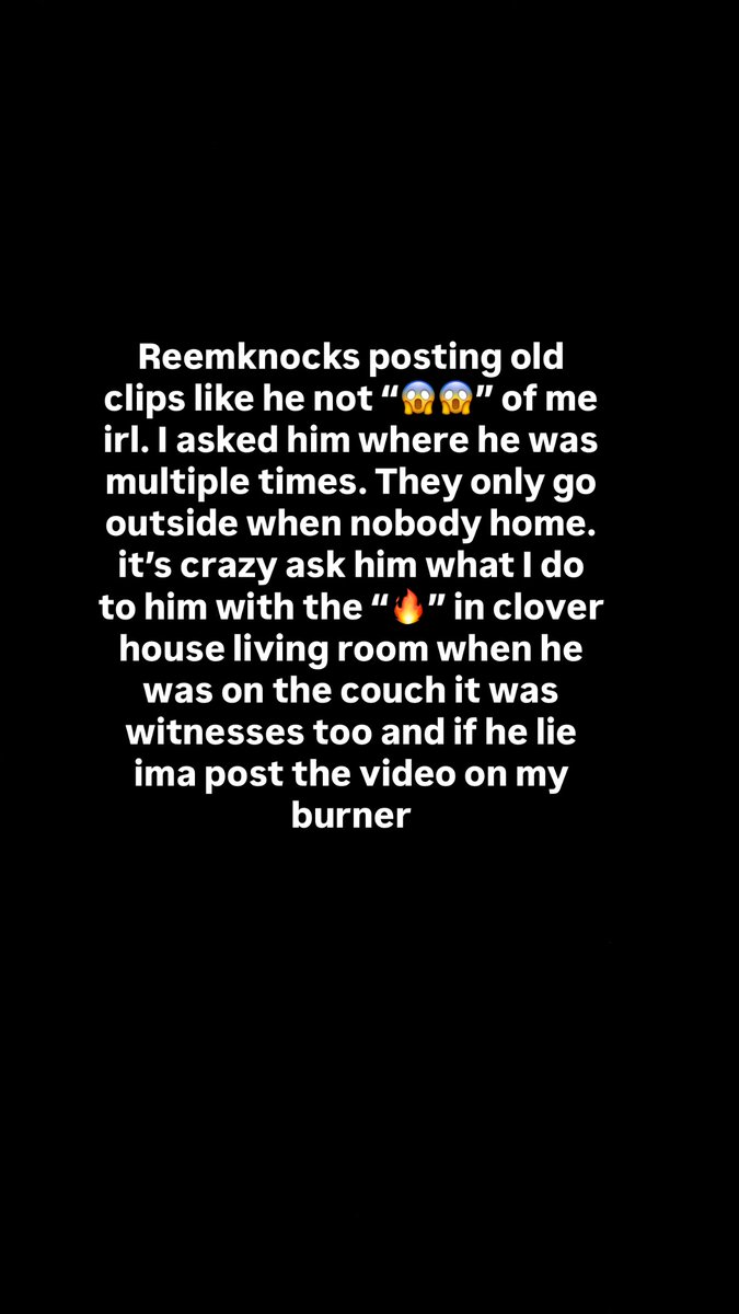 reggienotrodney's tweet photo. Reggie gave a final warning to Clover, Kai Cenat, and DDG before court, while threatening to expose Reemknocks for posting old clips. He also opened up about his childhood trauma in West Baltimore, stating he isn't running from his past and wants to help others heal. 💯🙏⚖️📱 https://t.co/lROjh1zB6g