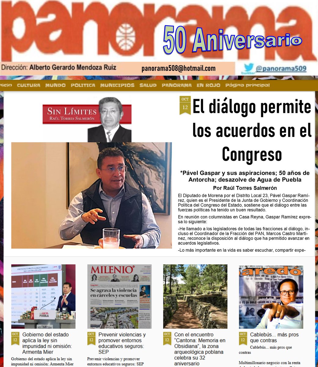 Alberto00567837's tweet photo. El diálogo permite los acuerdos en el Congreso
Por Raúl Torres Salmerón
https://t.co/E8zhv7EBrK https://t.co/ULVBgS9npf