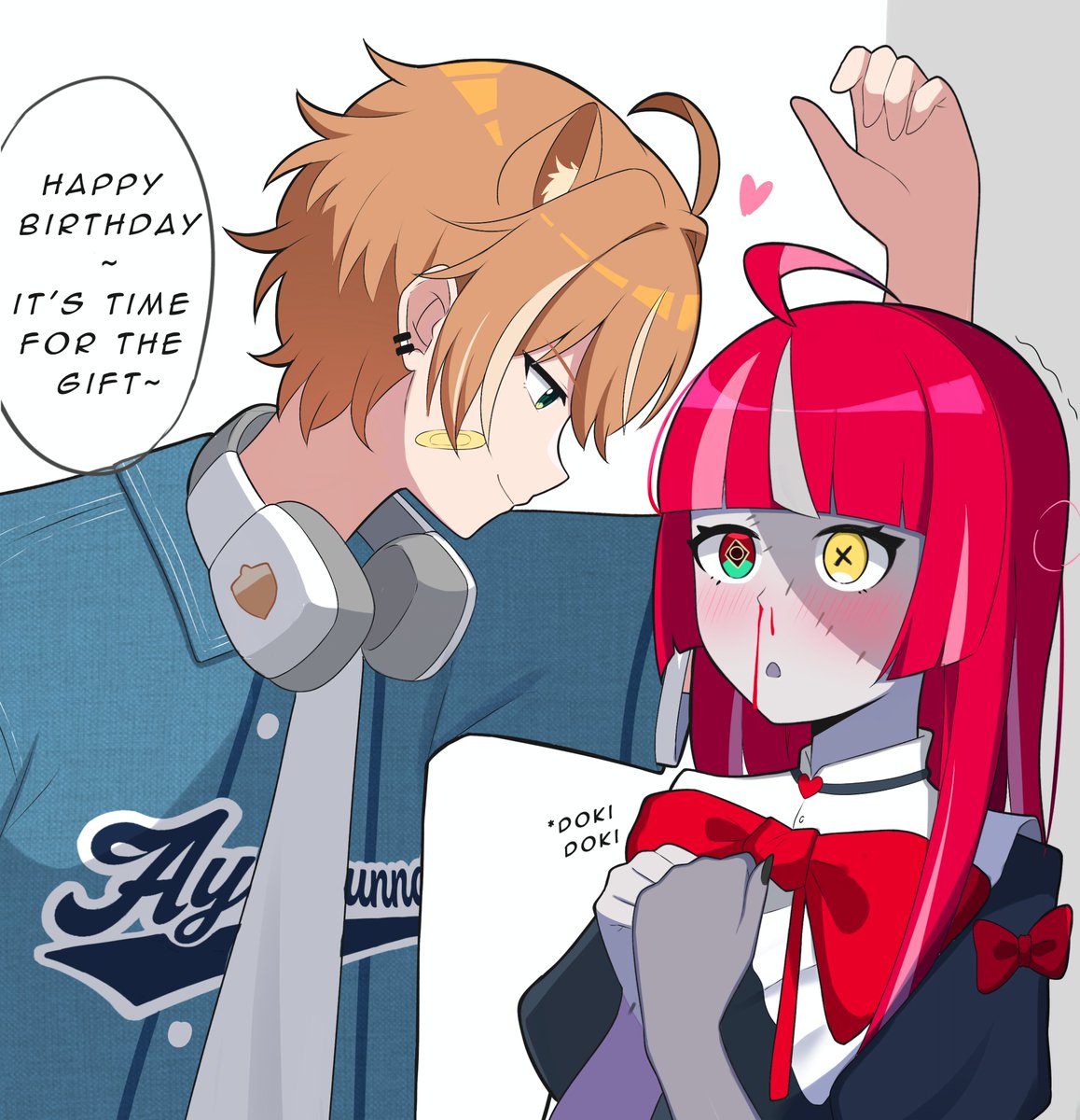 Yuuta_036's tweet photo. Happy birthday ollie ❤️🎉🎉

#graveyART #commissionwork #iRISUtration https://t.co/uP8ifUkQiz