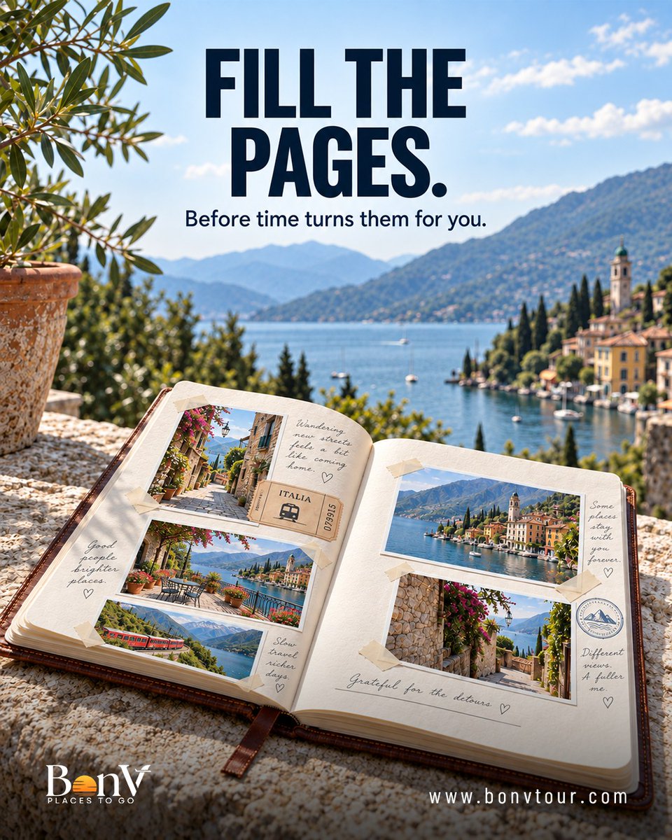 VelasquezoscarO's tweet photo. Fill the pages before time turns them for you. Every journey writes a new story, every destination leaves a lasting memory. Explore breathtaking views, capture timeless moments, and create a scrapbook worth revisiting. Where will your next chapter https://t.co/ODudYB6IdF